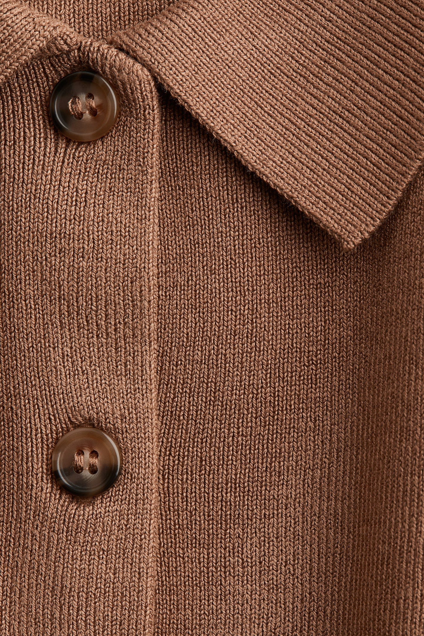 Collared cardigan