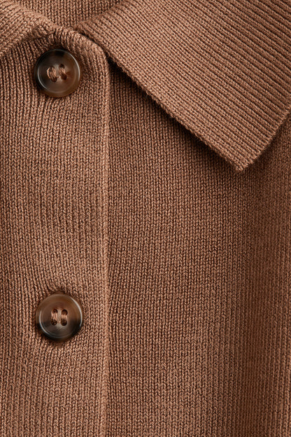 Collared cardigan
