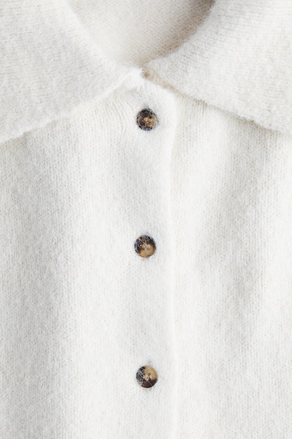 Collared cardigan