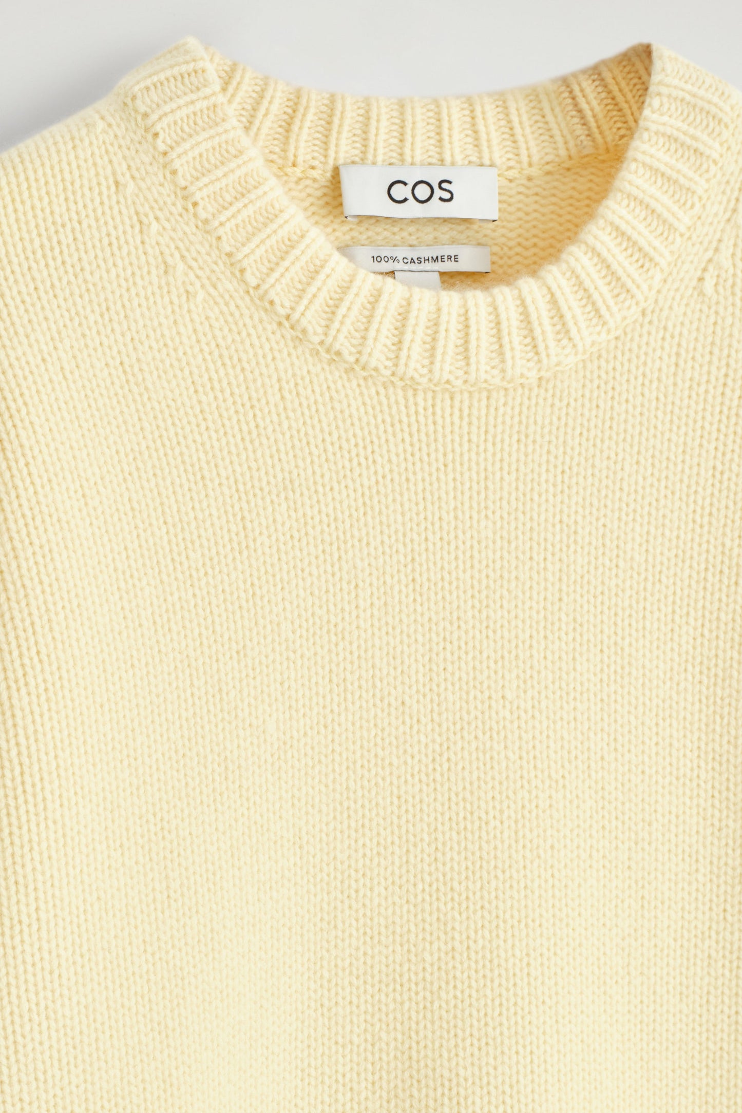 Chunky cashmere crew-neck jumper