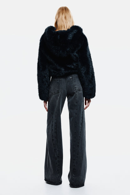 Seam-detail jeans