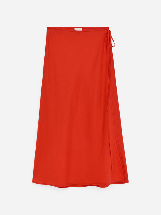 Linen Wrap Skirt
