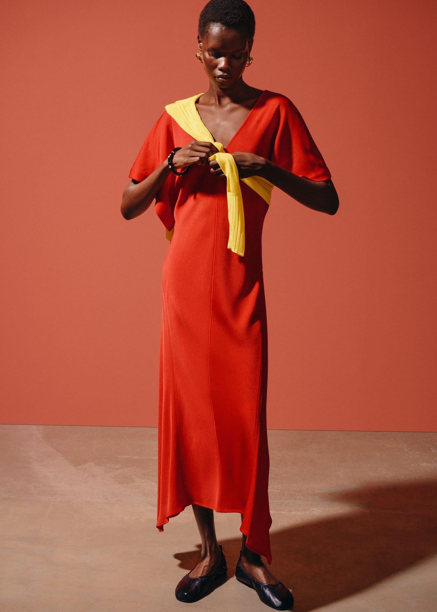 V-Neck Maxi Dress