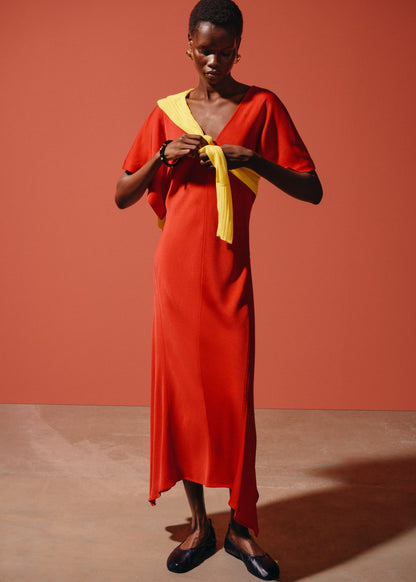 V-Neck Maxi Dress