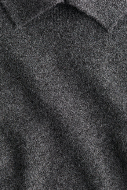 Polo-neck jumper