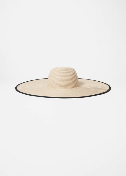 Wide-Brim Straw Hat