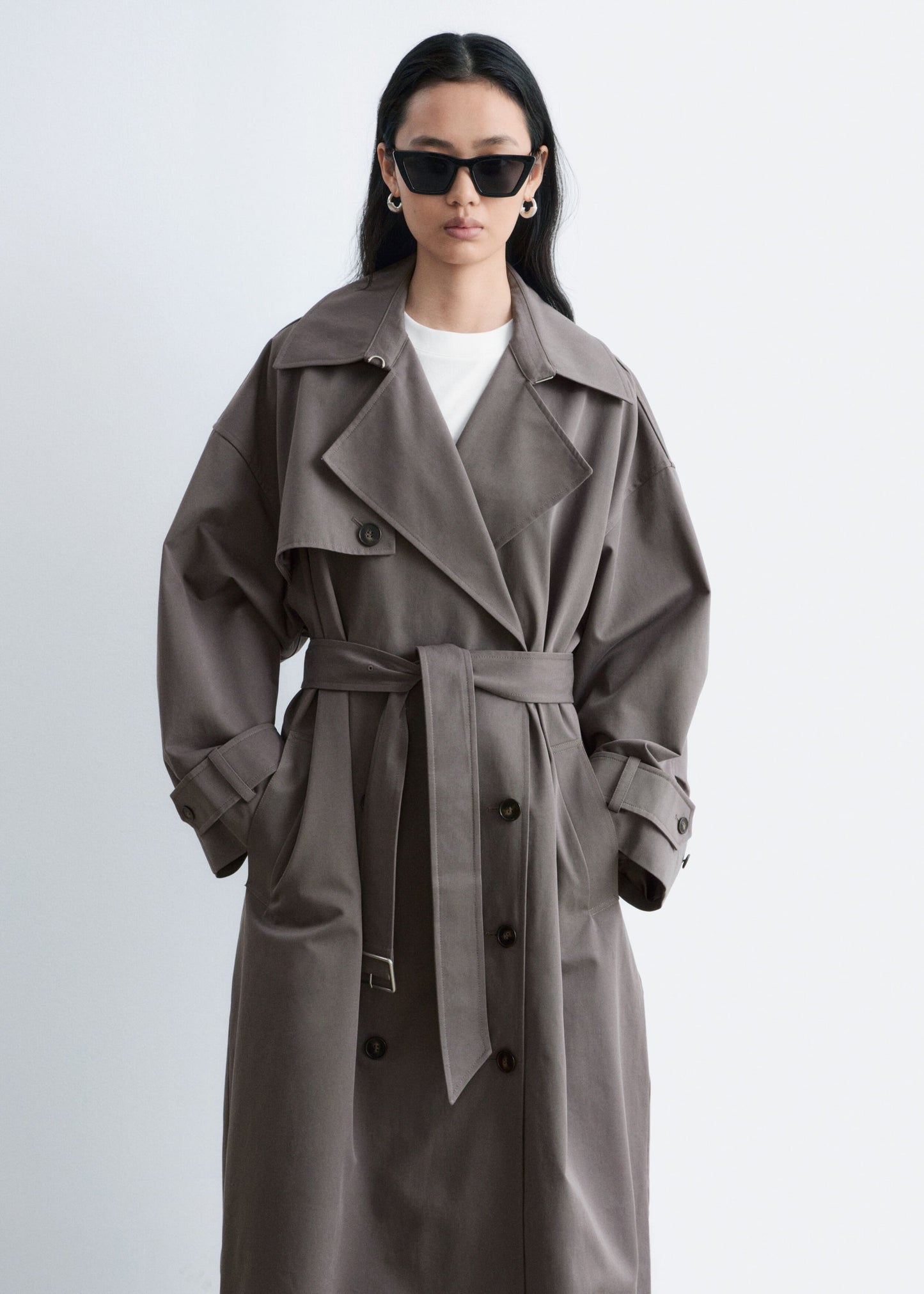 Double-Breasted Trench Coat