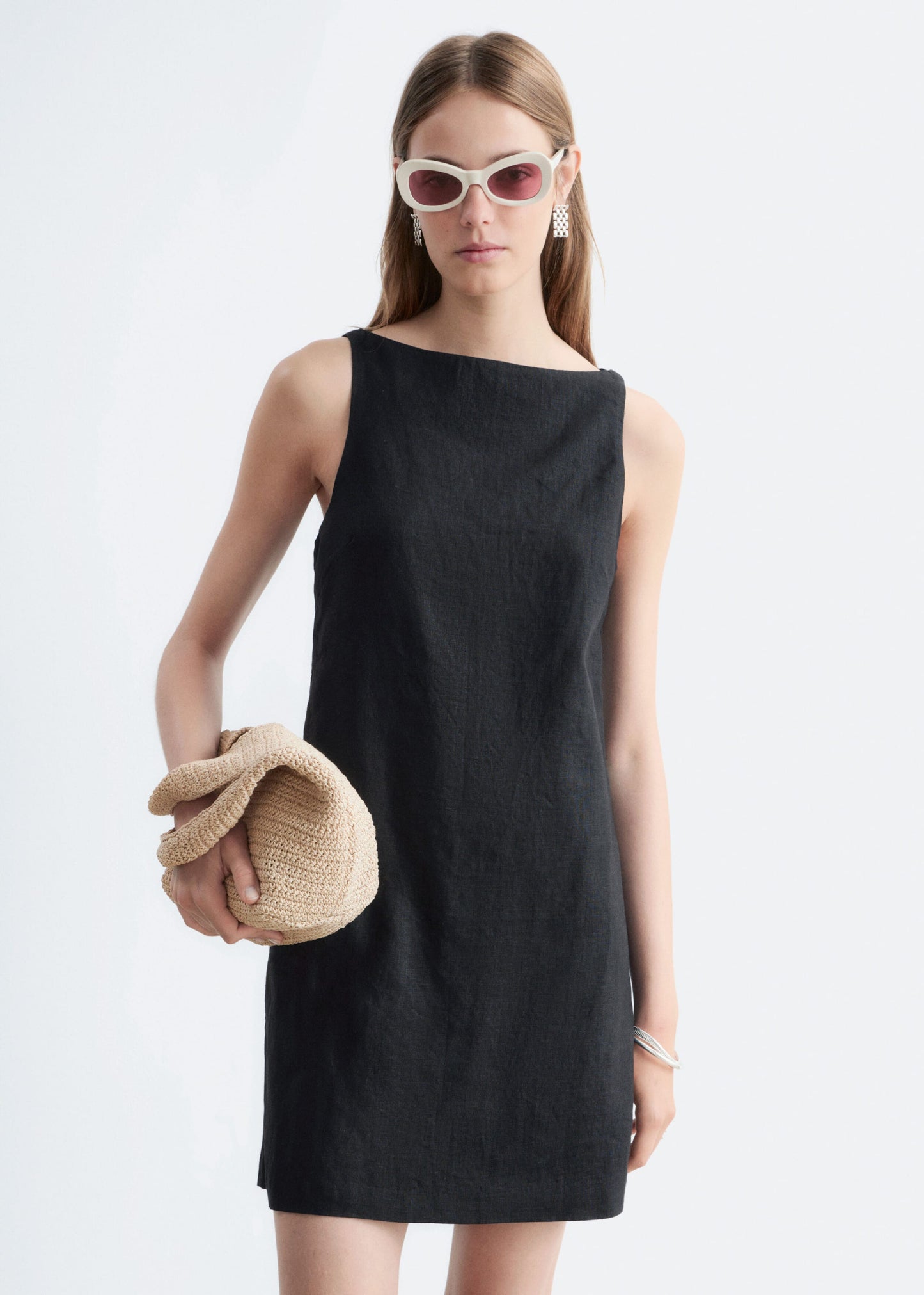 Linen Mini Dress
