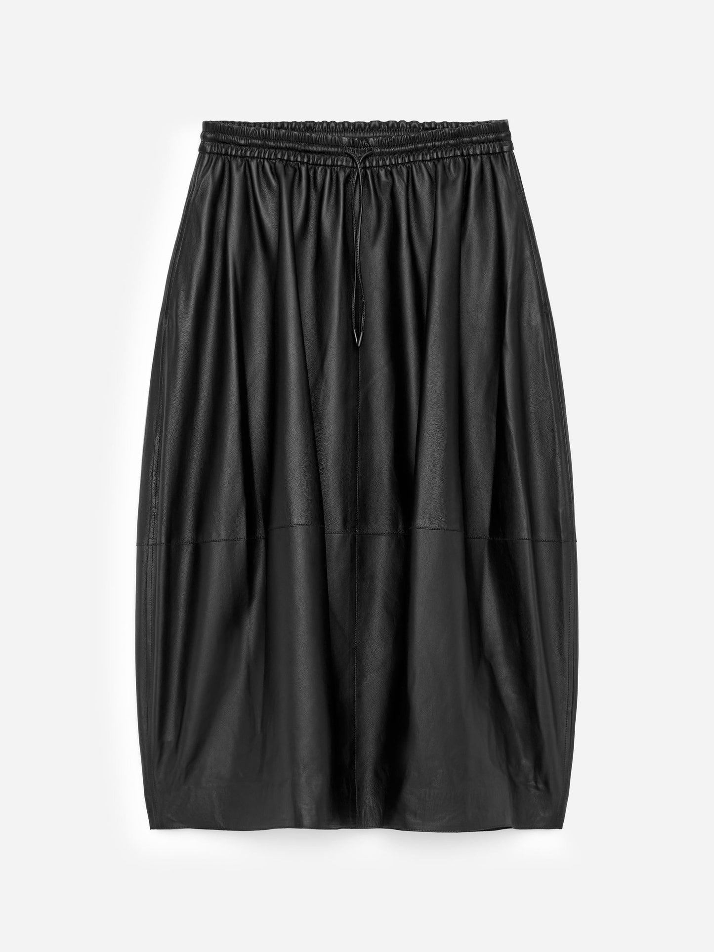 Barrel Leather Skirt
