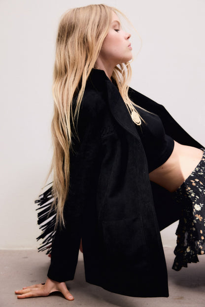 Fringed blazer