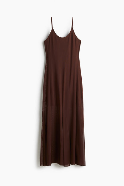 Strappy mesh dress