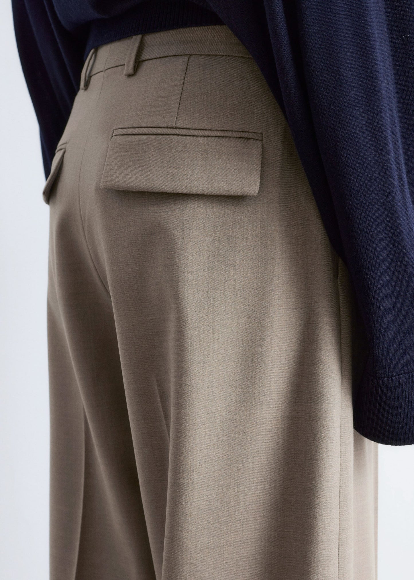 Wool Press-Crease Trousers