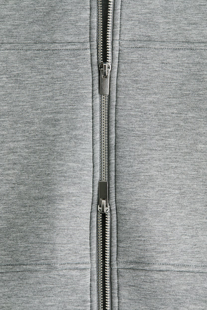 Scuba zip-through hoodie