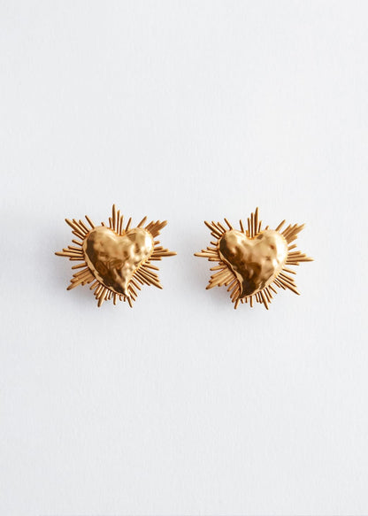 Chunky Heart Earrings