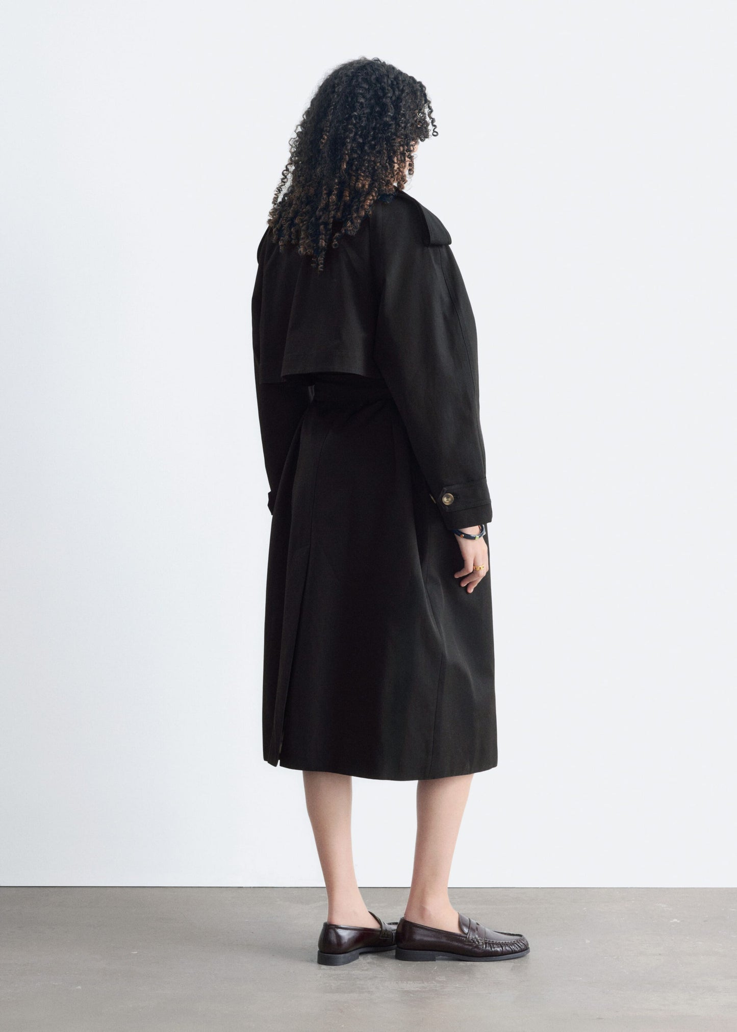 Relaxed Trench Coat - Black - Jackets - & Other Stories GB