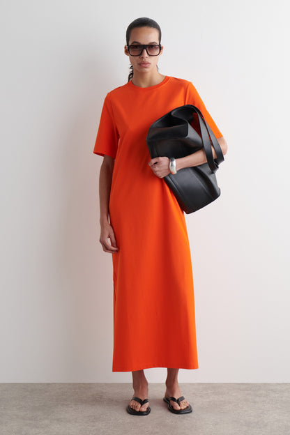 Cotton Midi T-Shirt Dress