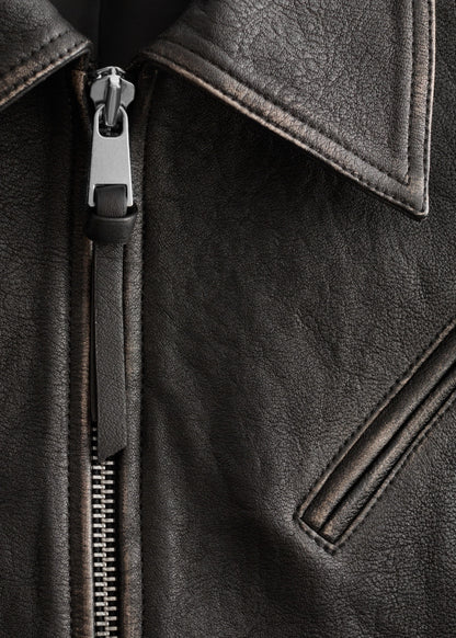 Leather Biker Jacket