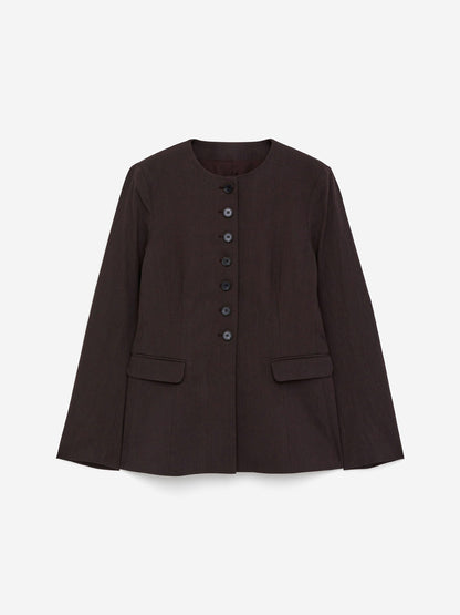 Linen-Blend Blazer
