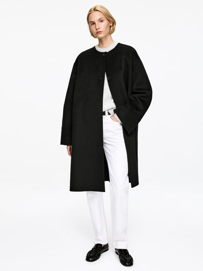 Doublé Wool-Blend Cape Coat