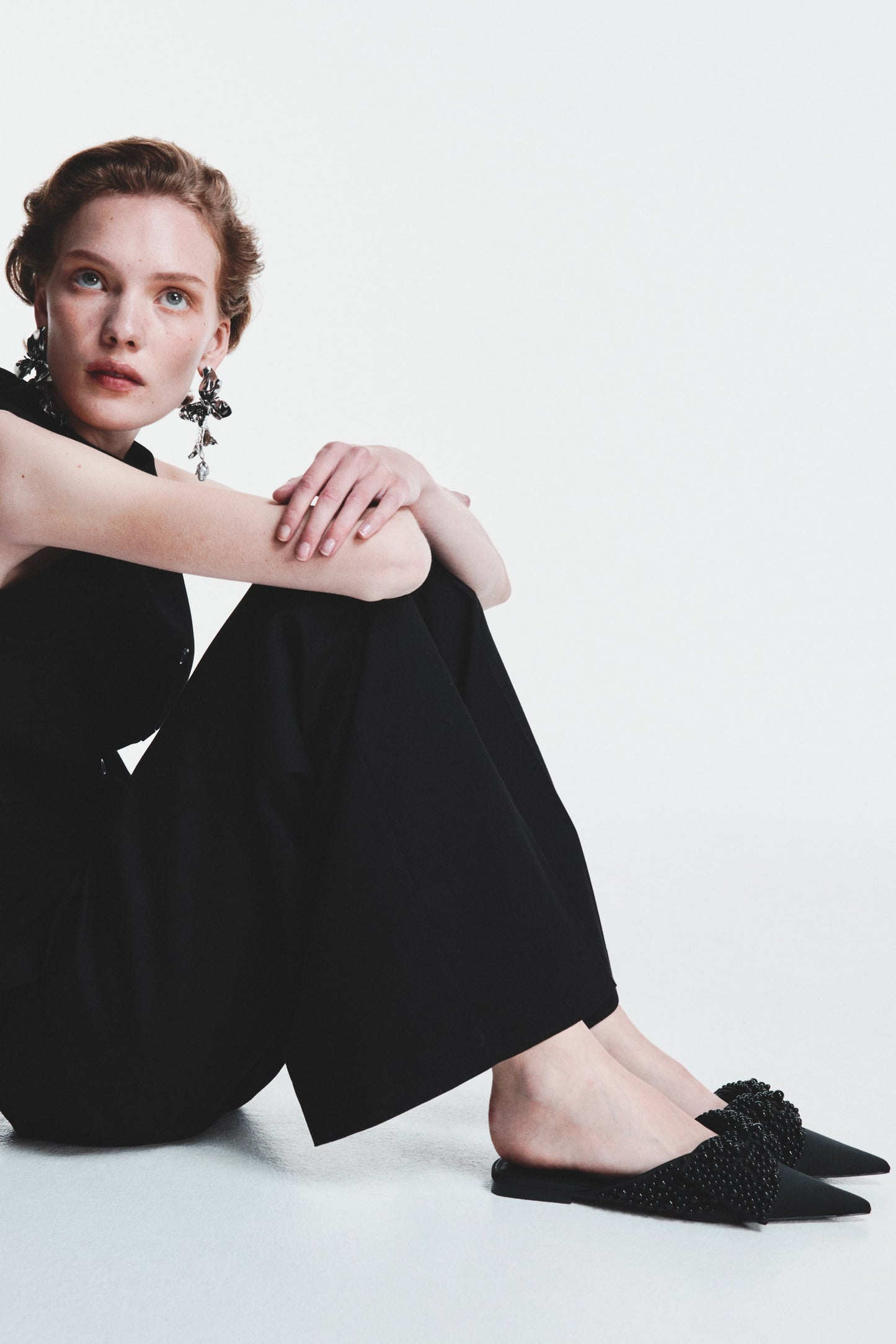 Embellished mules