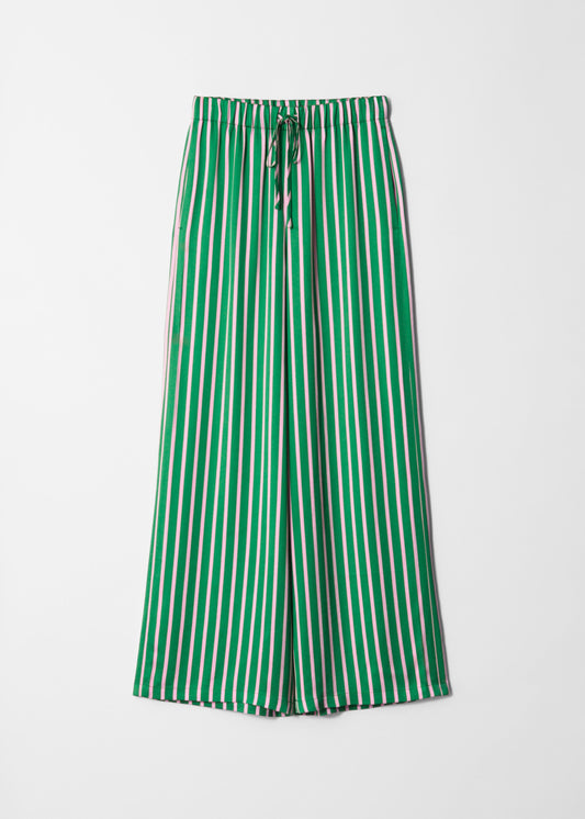 Drawstring Satin Trousers