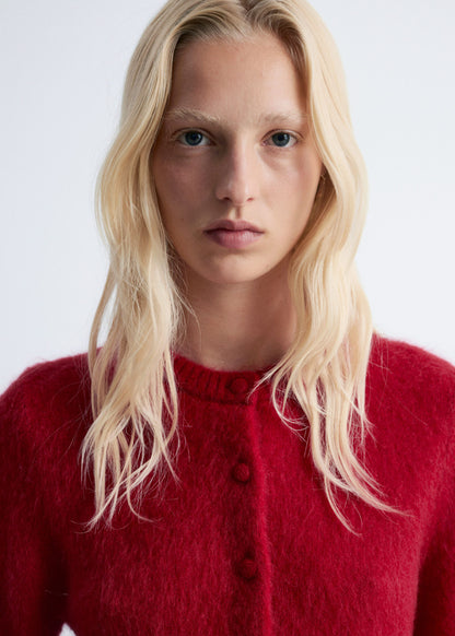 Brushed Knitted Cardigan