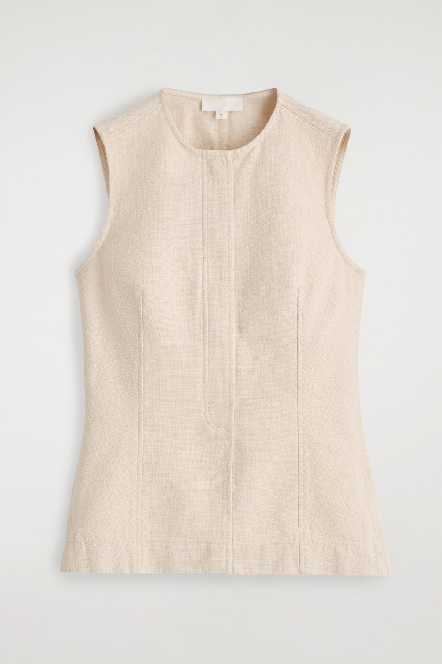 Sleeveless Denim Top