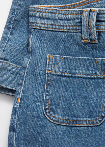 High-Waist Flared Jeans