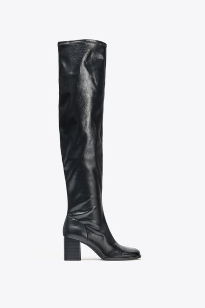 High-Leg Heeled Boots