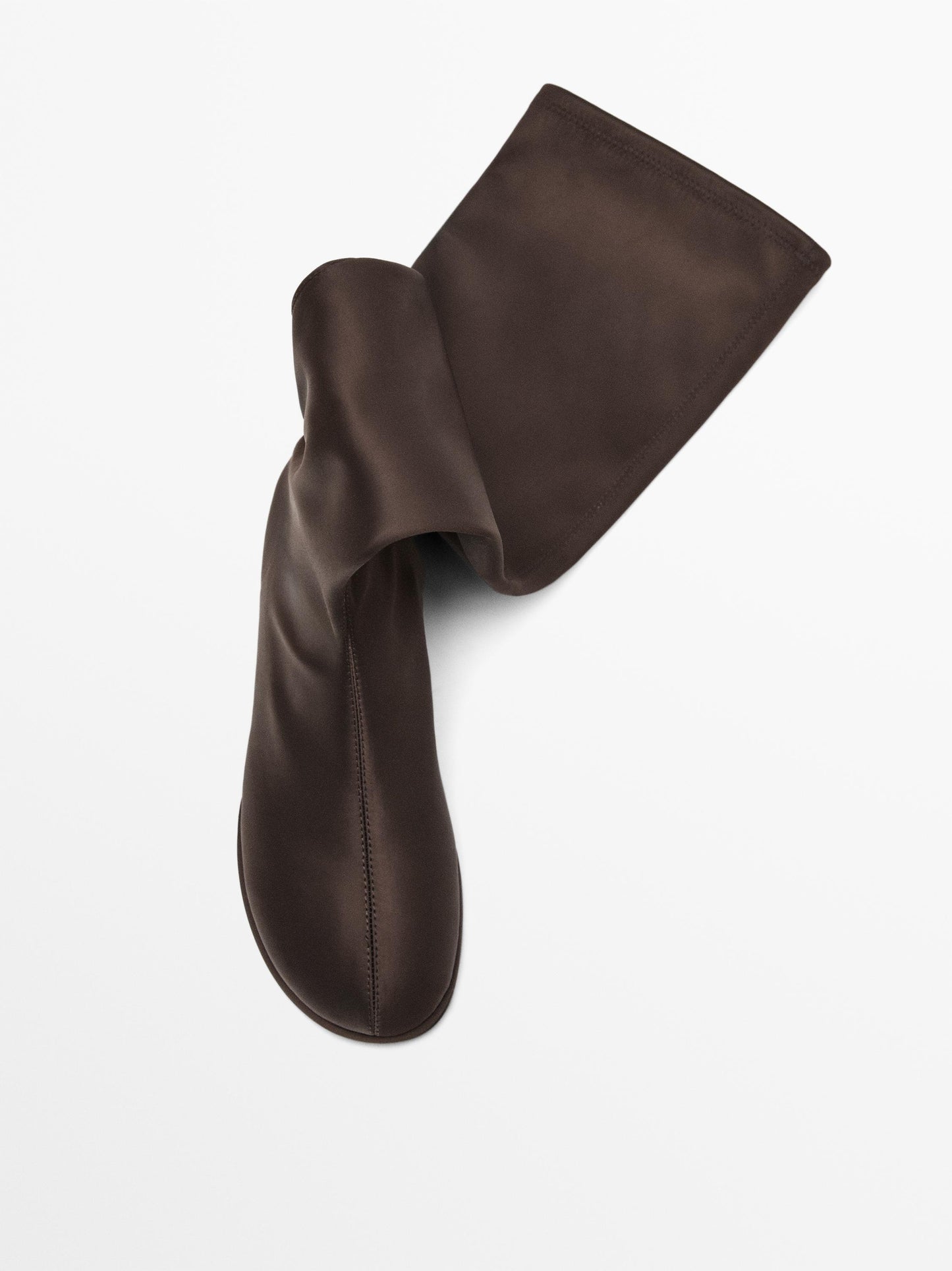 Satin stretch boots