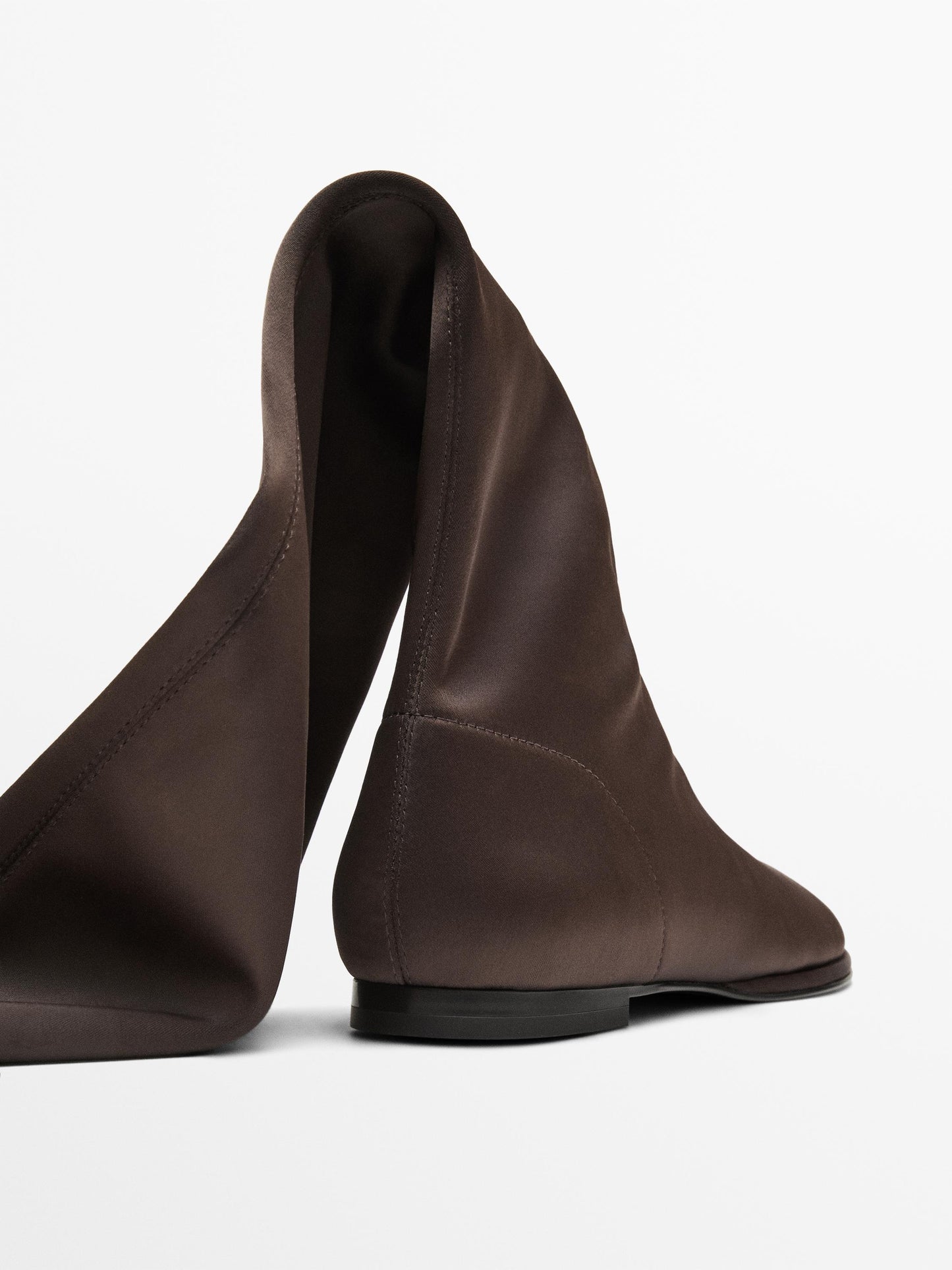 Satin stretch boots