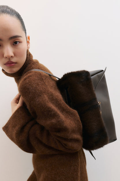 Strap-detail handbag