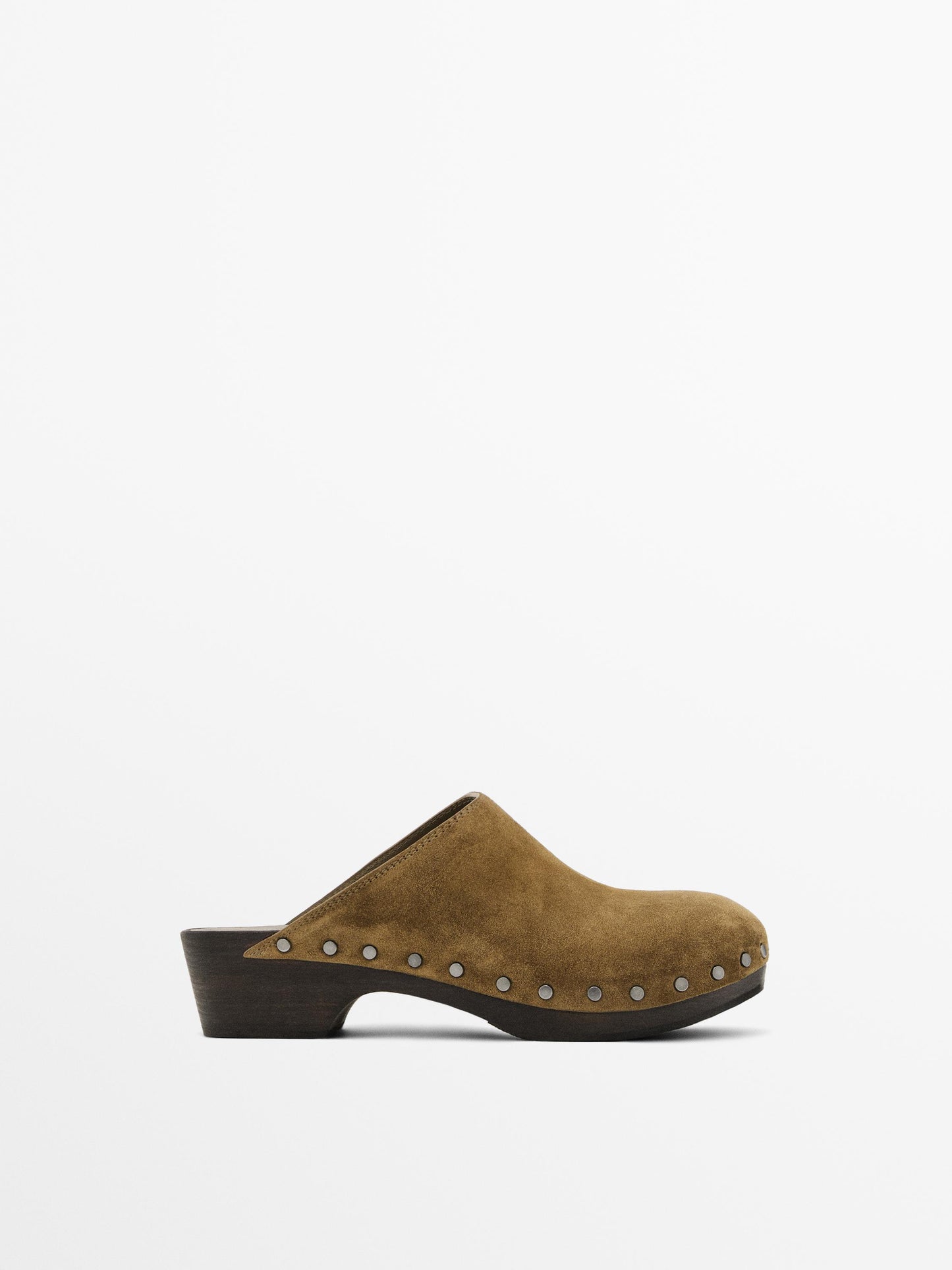 Split-leather slippers