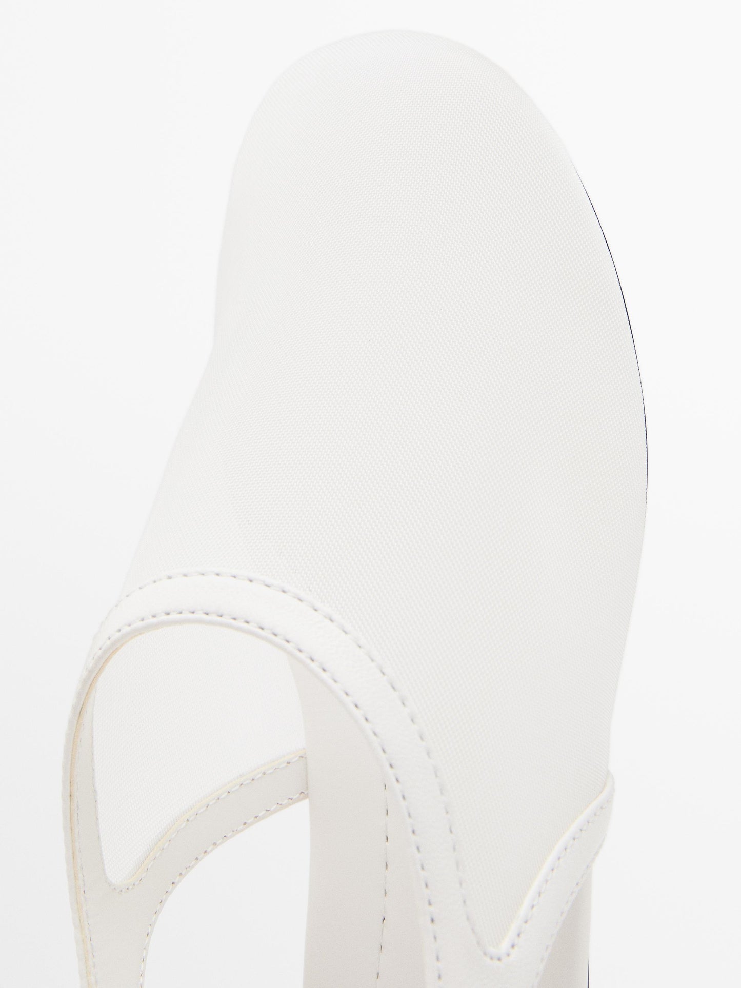 Mesh slingback ballet flats