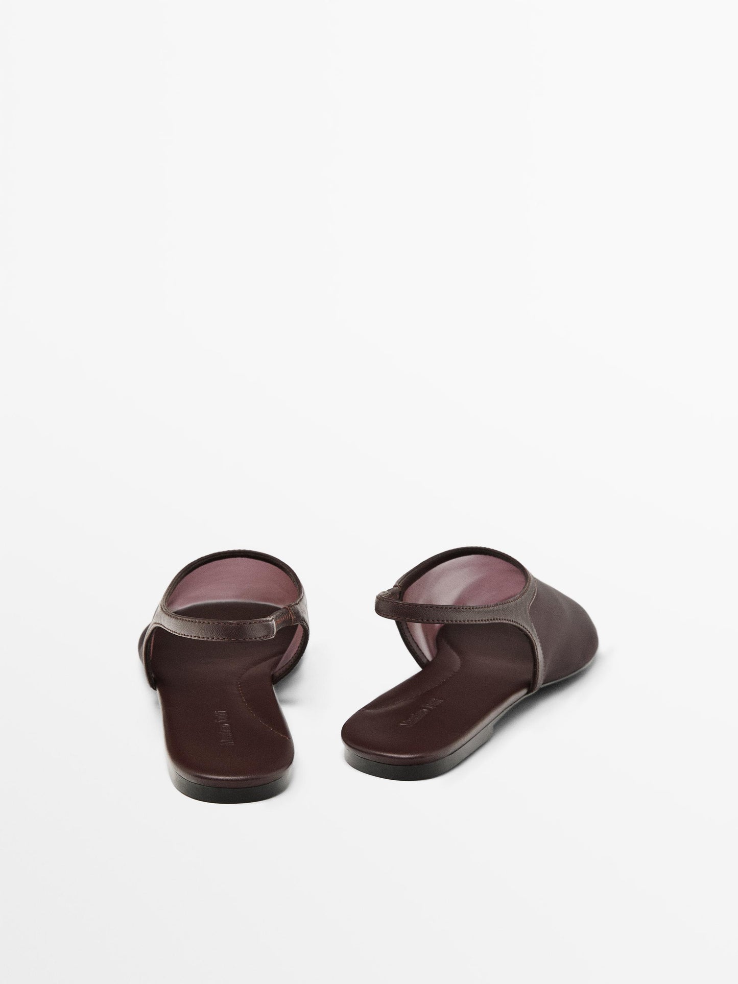 Mesh slingback ballet flats
