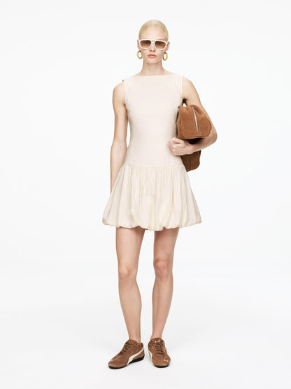 Bubble-Hem Dress