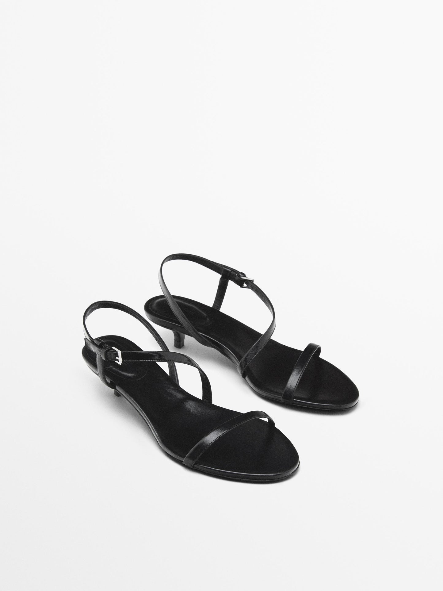 Strappy heel sandals