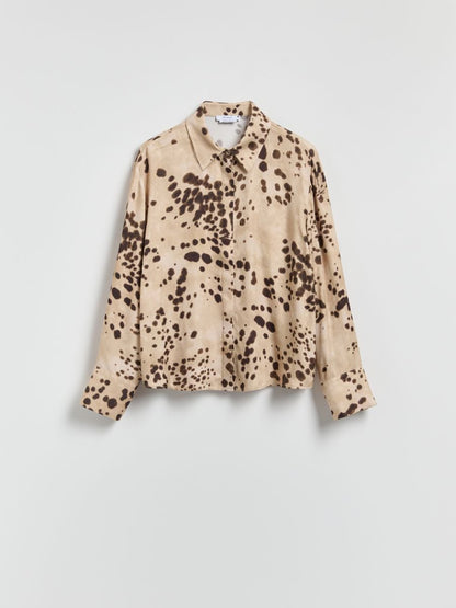Patterned viscose shirt