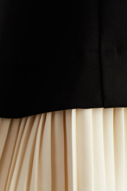 Pleated bandeau dress