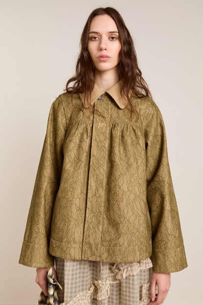 Mini Mercedes Reversible Coat - Lace