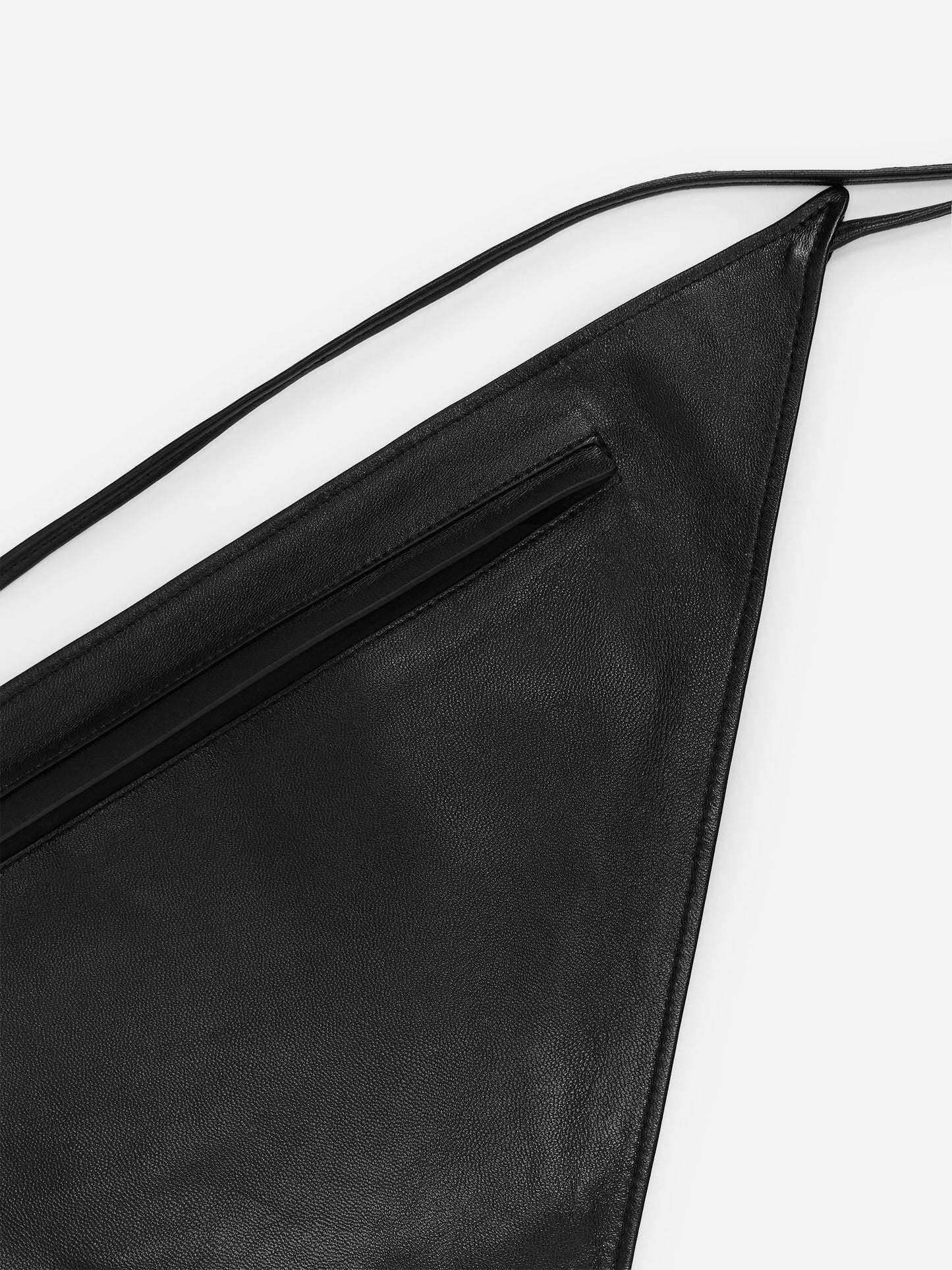 Triangle Leather Belt