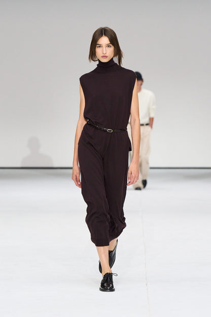Merino Wool Roll-Neck Midi Dress