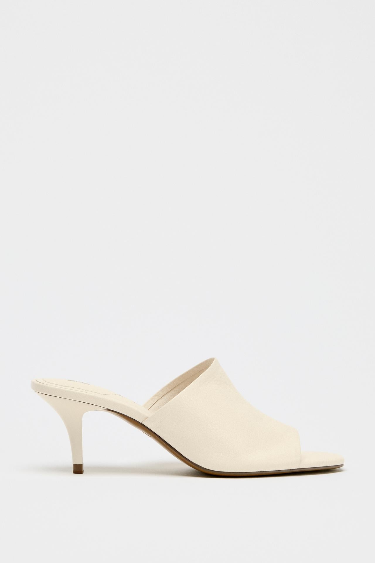 Leather mules