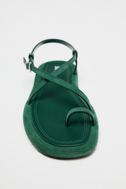 Leather Strappy Sandals