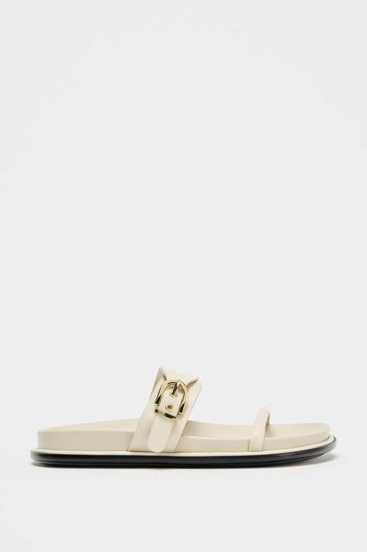 Flat Sandals with Buckle