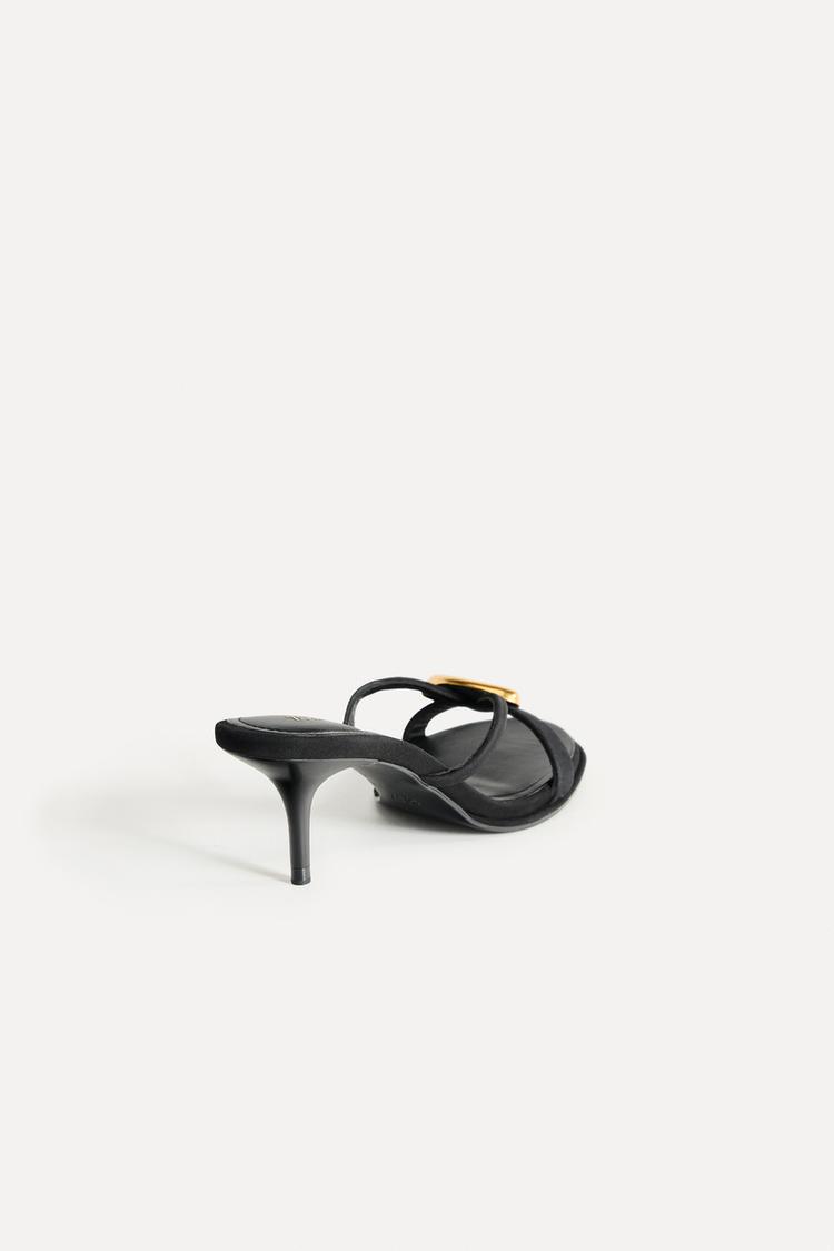 Leather Sandals with Metal Detail 50th Anniversary