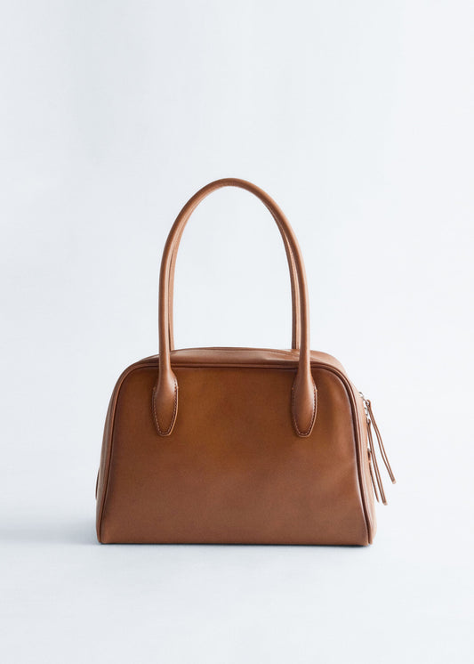 Leather Bowling Bag