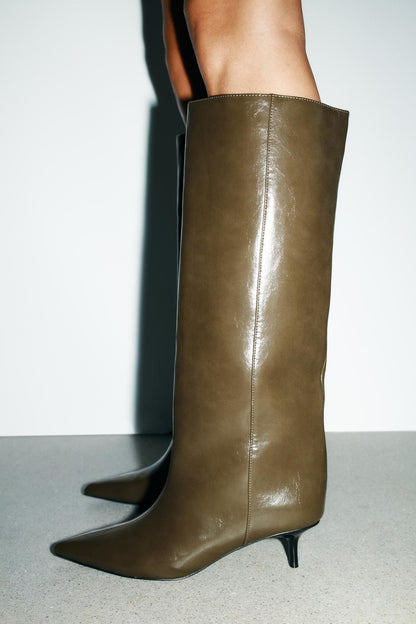 Kitten-Heel Boots