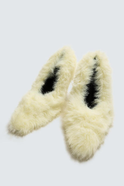 Faux Fur Shoes Harry Lambert for Zara x Disney