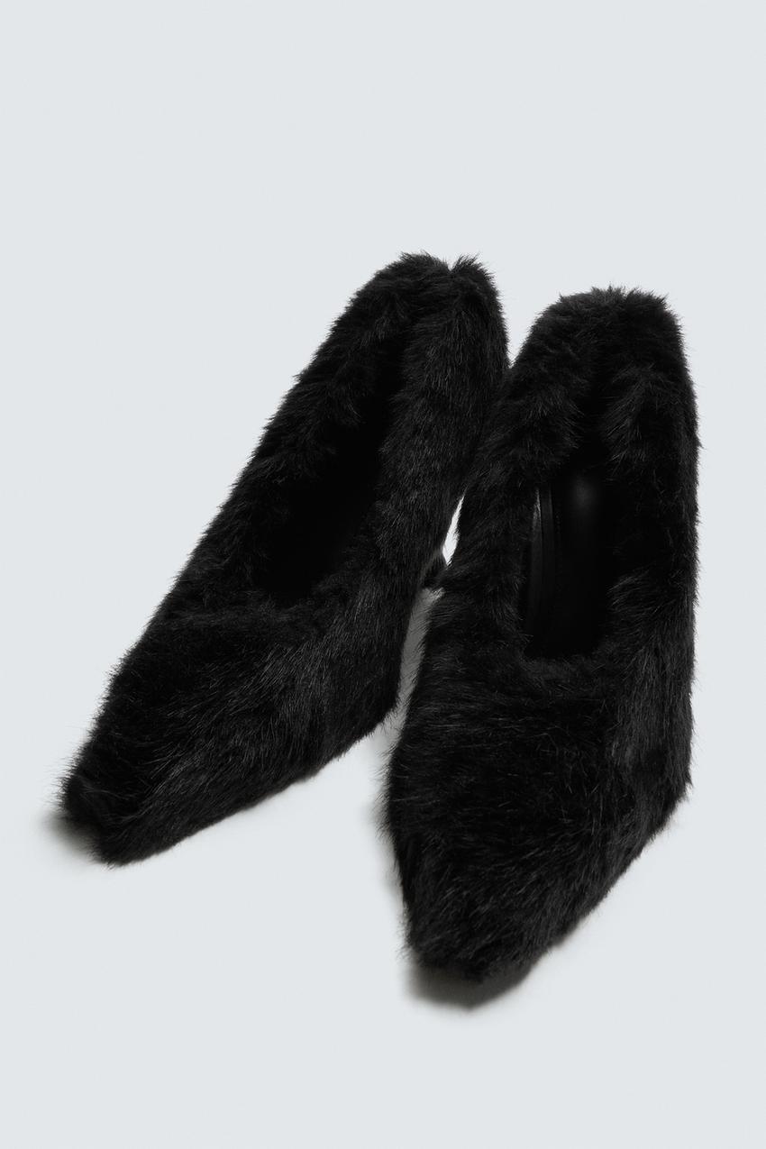 Faux Fur Shoes Harry Lambert for Zara x Disney